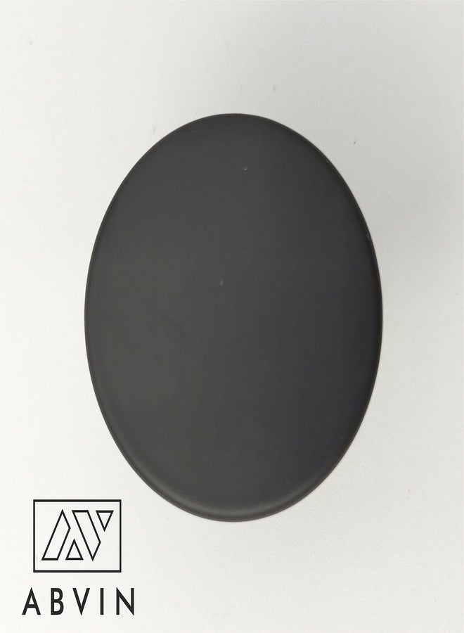 ABVIN مقابض دائرية من النحاس الصلب من ABVIN، مقابض أدراج زخرفية جميلة - ABVIN002 - لون أسود - قطعة واحدة - Image 3